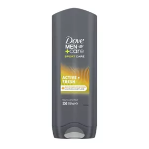 ژل شستشوی بدن، مو و صورت مردانه داو سری Sport Care با رایحه Active+Fresh حجم 400 میل
