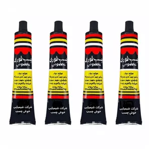 چسب مایع فوری خوش چسب مدل M8 حجم 35 میلی لیتر بسته 4 عددی