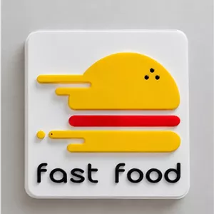 لایت باکس مخصوص فست فودی (50 50) کد c21 گیفتانه