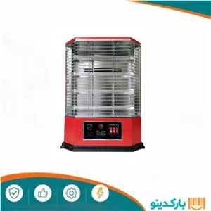 بخاری برقی پیراسته مدل آوا AVA فن دار 4 شعله