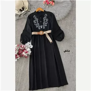 کفتان گلدوزی ترمه جنس شانتون فری سایز بلند رنگ بندی متنوع