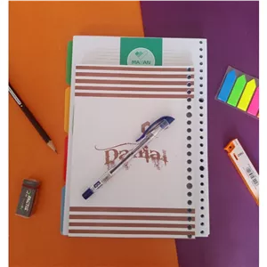 برگه کلاسور A4  برگه کلاسور A5 