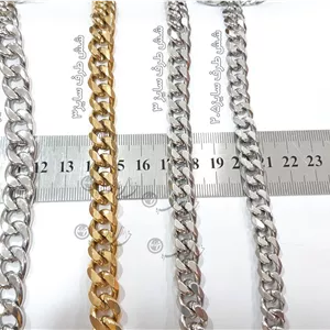 زنجیر استیل کارتیر سایز درشت نیم متری
