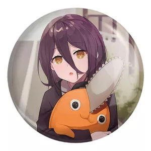 پیکسل خندالو طرح ریزه انیمه مرد اره ای Chainsaw Man کد 17953 مدل بزرگ - با بهترین کیفیت