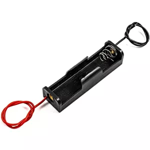 جاباتری تکی 18650 لیتیوم یون سیم دارهولدر باتری 3.7V با سیم خروجی - جهت دریافت تخفیف خرید عمده پیام دهید