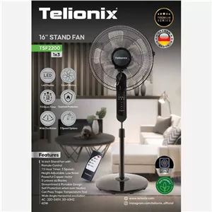 پنکه ایستاده تلیونیکس 2200