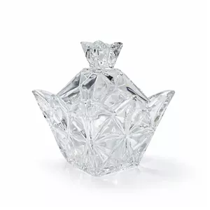 قندان شیشهای کریستالی Deli Glassware مدل الماس