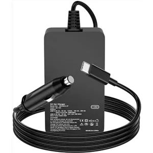 آداپتور شارژر لپ تاپ 118 واتی USB-C مخصوص خودرو -شارژ سریع هوشمند و ایمن برای مک بوک، دل، اچ پی، لنوو -موبایل تبلت و...