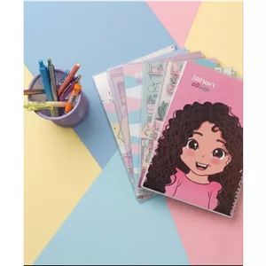 دفتر 60 برگ مجلد جهان