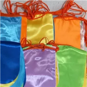 ریسه پرچمی رنگی ساتن
