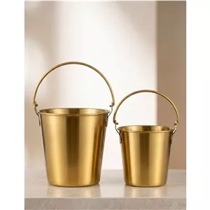 سطل یخ طلایی کوچک کد 85