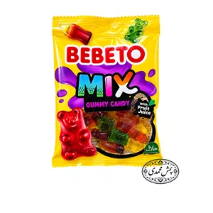 پاستیل ببتو 80 گرمی میکس - بسته 12 عددی