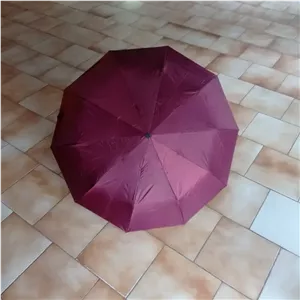 چتر لوکس اتومات برند RST دو رویه 10 فنره ضد باد دسته چوب براق دو نفره