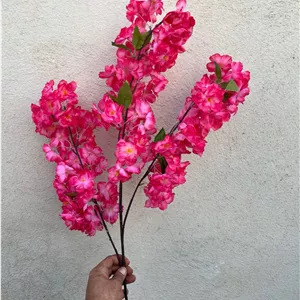 شاخه شکوفه هلو 3 بازو