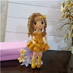 عروسک بافته شده با نخ کاموا ترک