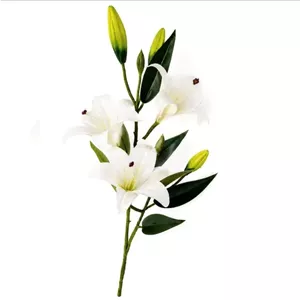 گل مصنوعی مدل گل لیلیوم لمسی وارداتی 