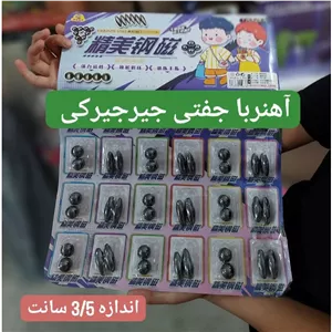 آهنربا جفتی گرد و بیضی بزرگ جیرجیرکی