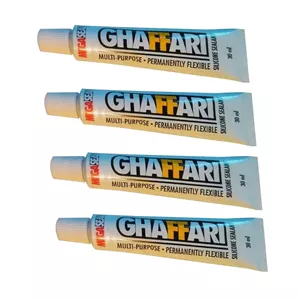 چسب آکواریوم غفاری مدل سیلیکون وزن 30 گرم بسته 4 عددی Rw6