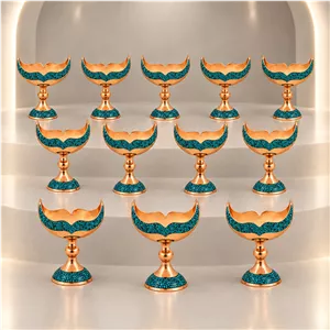 کشکول فیروزه کوبی 26 سانتی پرنسا(پک عمده 12 عددی)