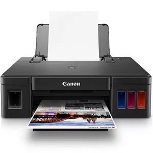 پرینتر جوهرافشان رنگی تککاره کانن مدل PIXMA G1410 با سیستم مخزن جوهر، چاپ بدون حاشیه و رزولوشن 1200 4800 DPI