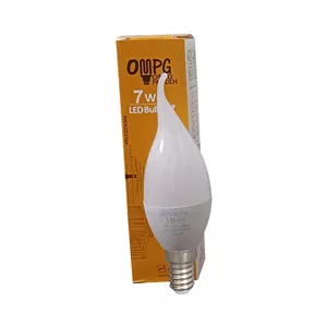 لامپ اشکی 7SMD وات E14 مات مهتابی امید پدیده