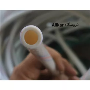 شیلنگ شلنگ گاز سفید مواد نو دولایه نخ دار (10متری)