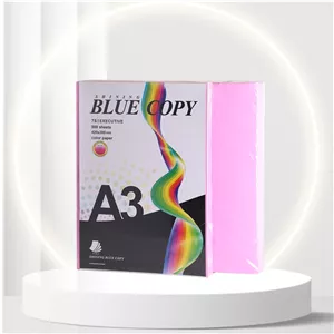 کاغذ رنگی A3 BLUE COPY صورتی (75gr)