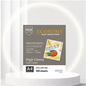 کاغذ A4 فتوگلاسه MIR ولف 115 گرم (100عددی)