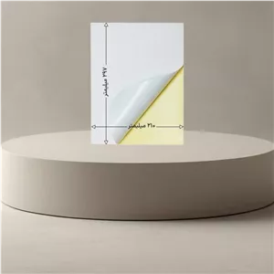 کاغذ A4 پشت چسب سوپر گلاسه (100 عددی)