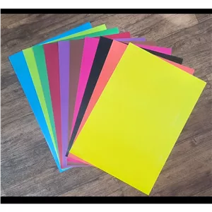 کاغذ تک رو رنگی گلاسه