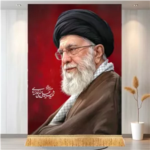 کتیبه شمایل آیت الله سیدعلی حسینی خامنه ای
