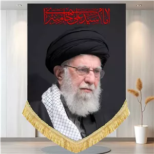 کتیبه مخمل تصویر آیت الله خامنه ای رهبر ایران