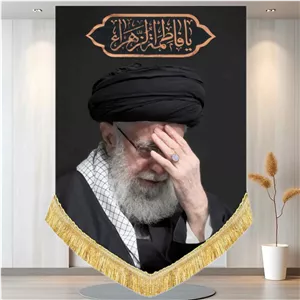 کتیبه مخمل شمایل آیت الله خامنه ای رهبر شهید