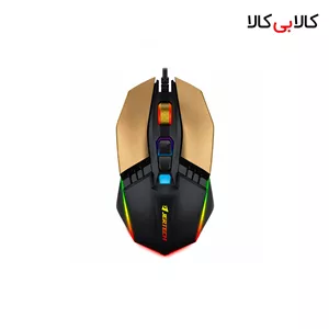 ماوس مخصوص بازی جرتک (Jertech) مدل RUMBLE JR800 رنگ طلایی