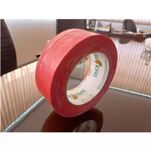 چسب برزنتی 230 میکرون قرمز طول 50 متر (ضخیم)