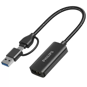 کارت کپچر HDMI فیلیپس با رزولوشن ورودی 4K و رابط Type-C و USB 3.0 خروجی 1080 60hz مدل SWR1650F 93
