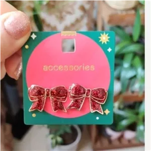 گوشواره پاپیونی جذاب 