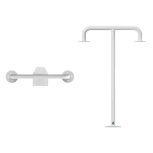 پایه براکت فلزی سقفی دیواری 80Cm مدل دو شاخه رو به پایین