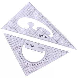 بسته 12 عددی گونیا 30 و 45 درجه تیبل Table