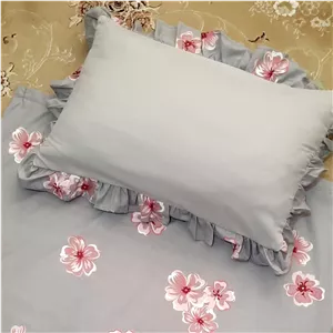 روبالشی دور چین نخ کتان زیپ دار