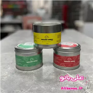 شمع ماساژ بدن بدون پارافین در 3 رایحه