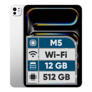 تبلت 11 اینچ اپل مدل IPad Pro 2025 M5 Wi-Fi ظرفیت 512 گیگابایت و رم 12 گیگابایت، رزولوشن دوربین 12 مگاپیکسل، پشتیبانی از