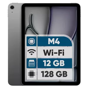تبلت 11 اینچ اپل مدل iPad Air 2026 M4 Wi-Fi ظرفیت 128 گیگابایت و رم 12 گیگابایت، رزولوشن دوربین اصلی 12 مگاپیکسل، پشتیبا