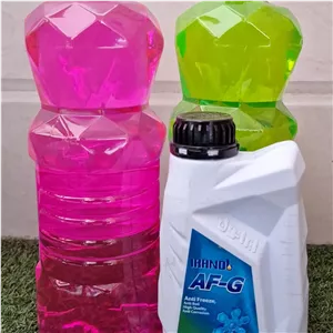 ضدیخ ایرانول 1L و آب رادیاتور سبز نانو 2.8L و شیشه شوی صورتی 2.8L پکیج