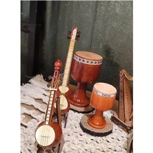 دکوری ساز تنبک چوبی سایز بزرگ 