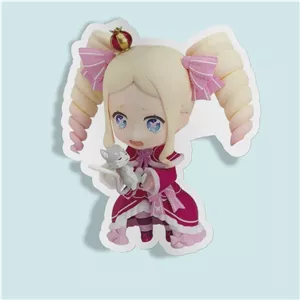 استیکر انیمه Anime girl Action figure