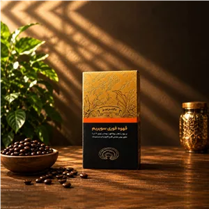 قهوه گانودرما سوپریمقهوه فوری با عصاره گانودرما