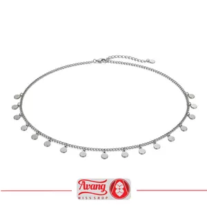 زنجیر دور شکم نقره ای