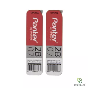 نوک مداد نوکی پنتر مدل Hi-Polymer قطر 0.7 میل درجه 2B دو عددی
