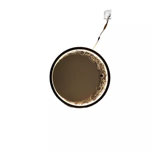 آیینه دکوراتیو طرح ماه با جنس mdf و تکسچر 